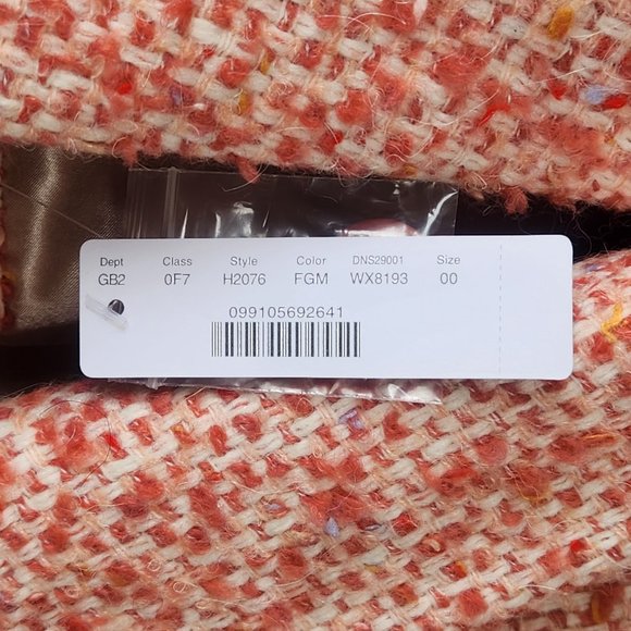 J. Crew Daphne Topcoat in Italian Tweed Faded Guava Size 00 pink - Picture 4 of 4